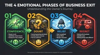 Navigating the Emotional Roller Coaster of Business Exit: Confidence, Doubt, Relief, and Regret